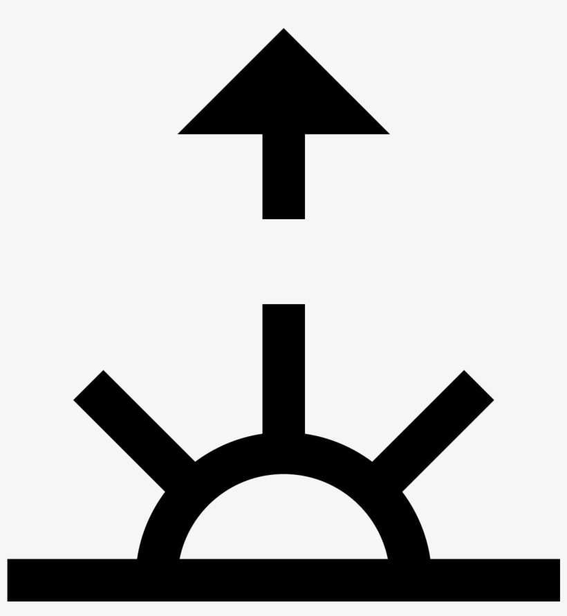 Wschód Słońca Icon - Sun Icon, transparent png download