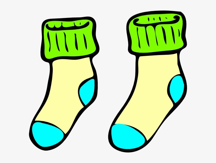 Colouring Pictures Of Socks, transparent png download
