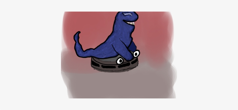 I Drew Venom Riding On A Roomba That Has Googly Eyes Cartoon Png Image Transparent Png Free Download On Seekpng