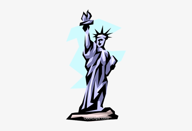 Statue Of Liberty Royalty Free Vector Clip Art Illustration - Illustration, transparent png download