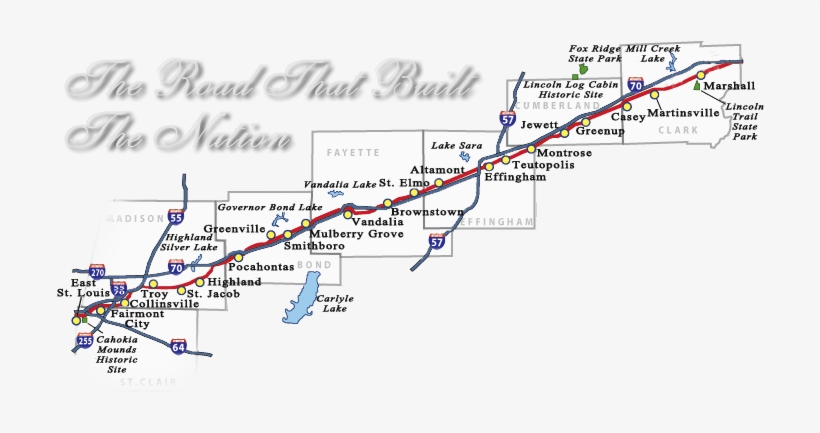 The Road That Built The Nation - National Road, transparent png download