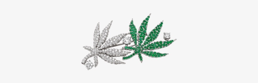 Wild Pop High Jewellery 18 Kt White Gold Brooch Set - Jewellery, transparent png download