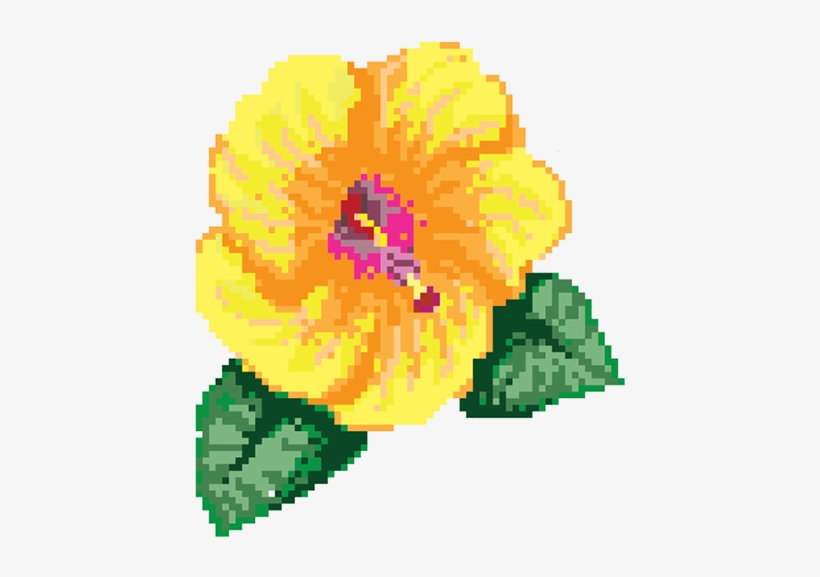 Thank You - Hibiscus Pixel, transparent png download