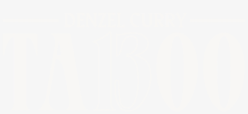 Header Logo White - Denzel Curry, transparent png download