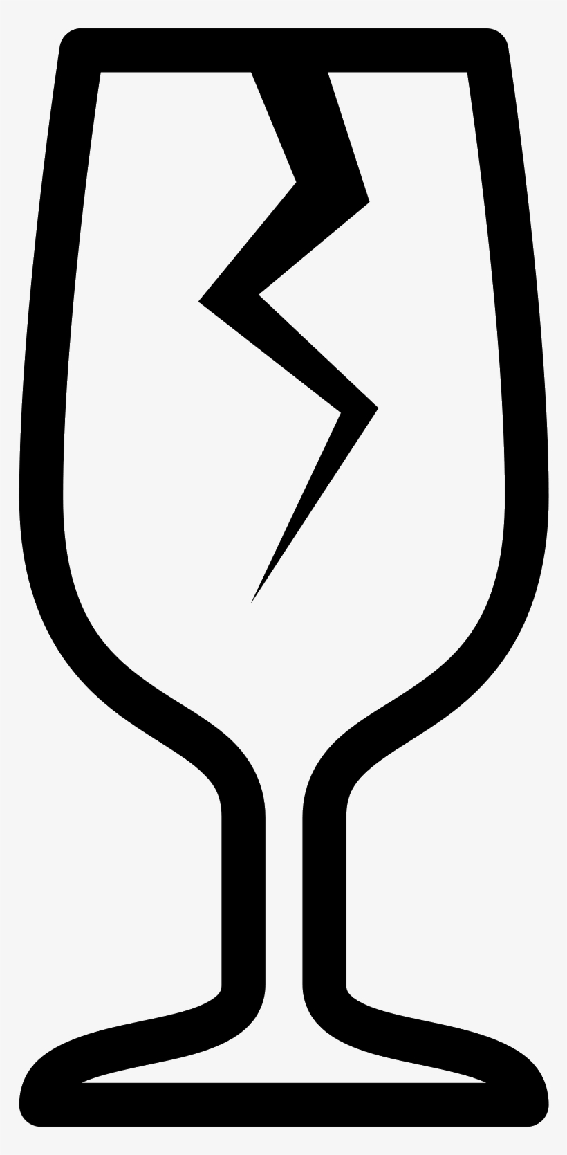 This Is An Image Of A Wine Glass Fragile Icon Png PNG Image