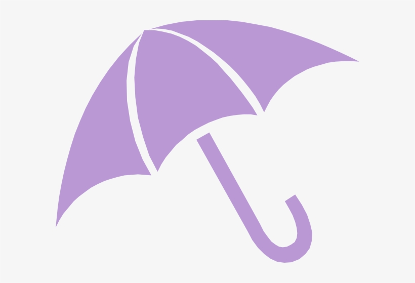 Lavender Clipart Svg - Pink Umbrella Clip Art, transparent png download