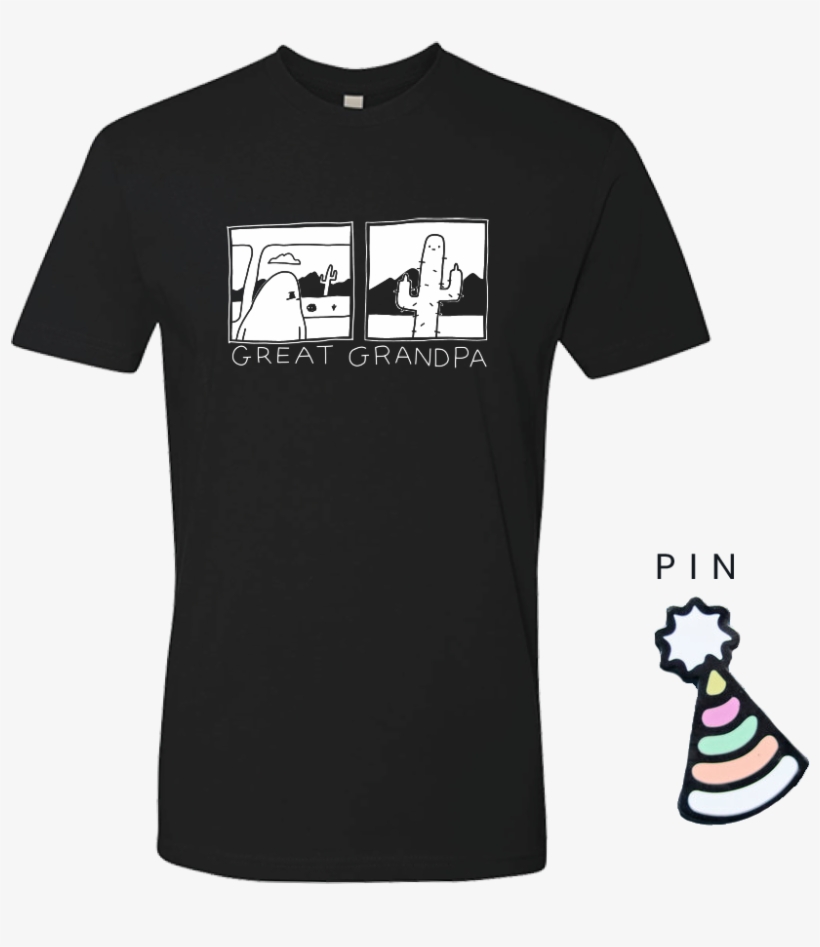 Cactus Tee Party Hat Pin - Real Men Worship T Shirts, transparent png download