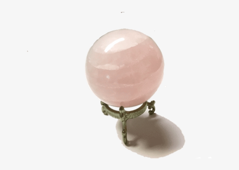 Crystal Ball- Rose Quartz - Crystal, transparent png download