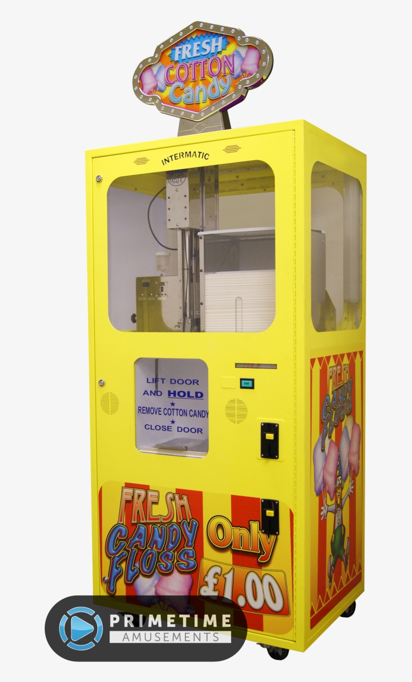 Cotton Candy Vending Machine - Fresh Cotton Candy Machine, transparent png download