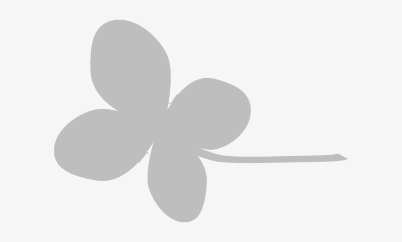 Grey Flower Clipart - Grey Flower Clipart Png, transparent png download