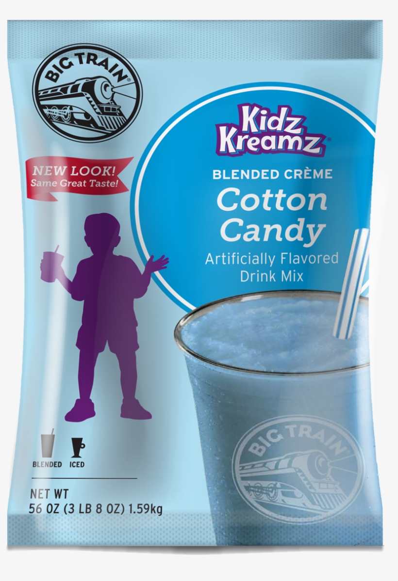 200700 Kidzkream Cottoncandy - Big Train Pralines N Cream, transparent png download