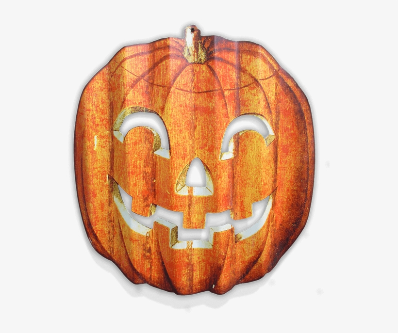Jack O Lantern Corrugated Pumpkin - Pumpkin, transparent png download