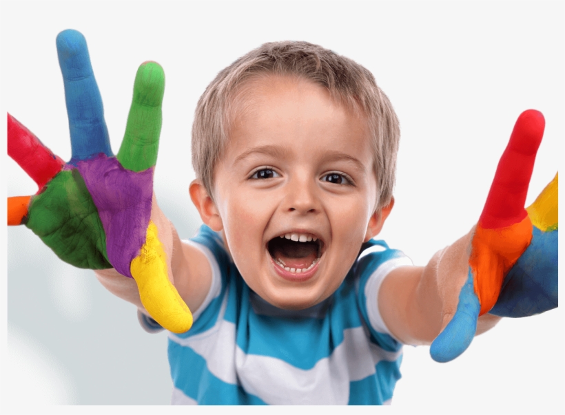 Kids Klubs About Us Page Banner Photo, Boy With Hands - Can Touch, transparent png download