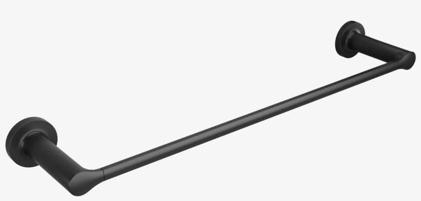 Studio S Towel Bar In Matte Black - Inch, transparent png download