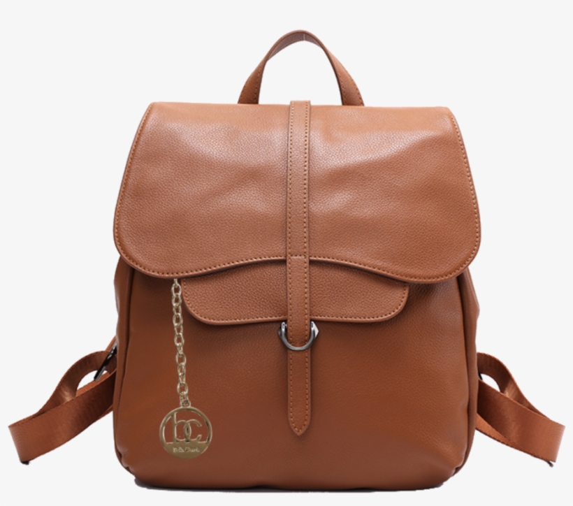 Brown Leather Backpack Png Transparent Image - Backpack, transparent png download
