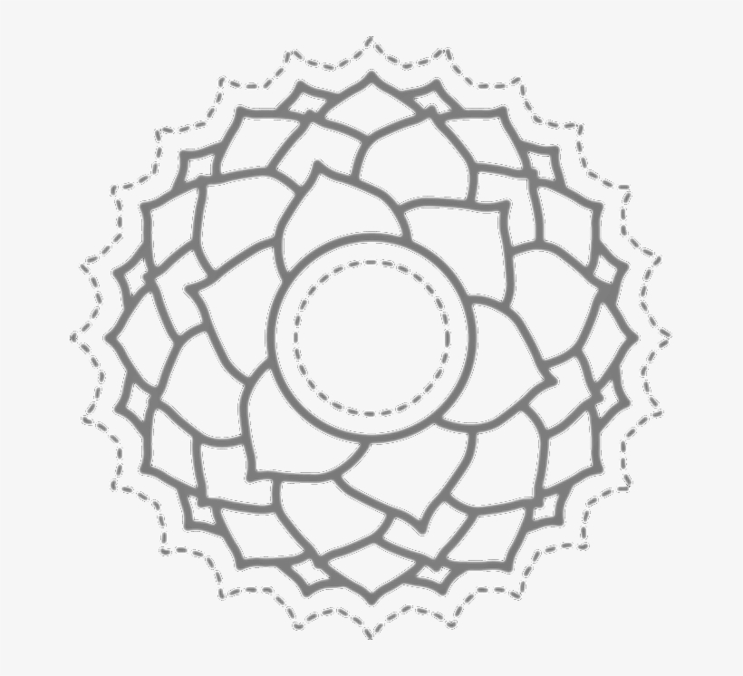 Wisdom Symbolical Geometrical Graphics Also Known As - Chakra Sahasrara, transparent png download