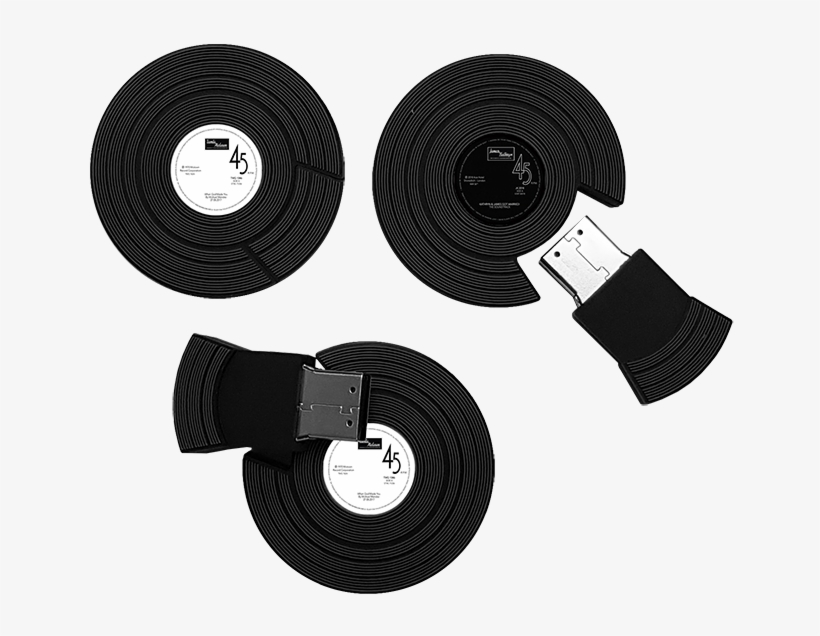 Vinyl Record Usb Drives - Usb Flash Drive, transparent png download