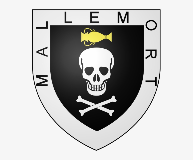 The Shield Above Is That Of The French Commune Of Mallemort, - Skull And Crossbones Throw Blanket, transparent png download