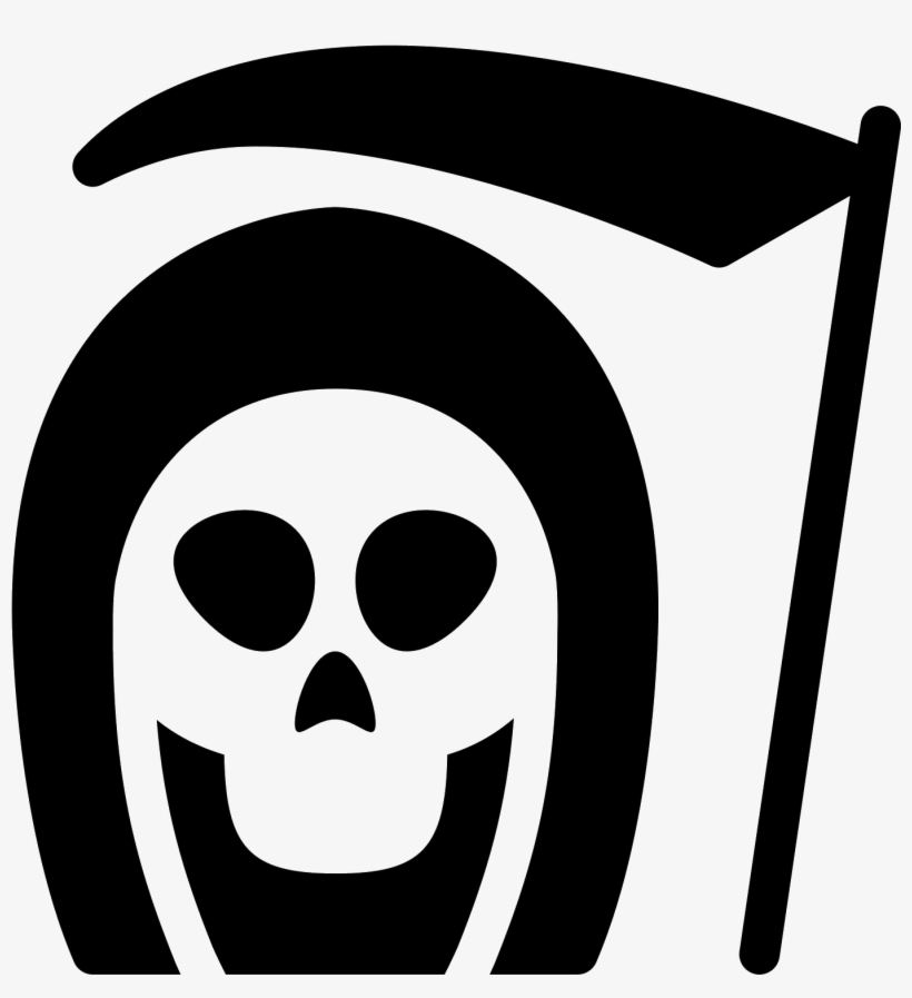Grim Reaper Filled Icon - Icon, transparent png download