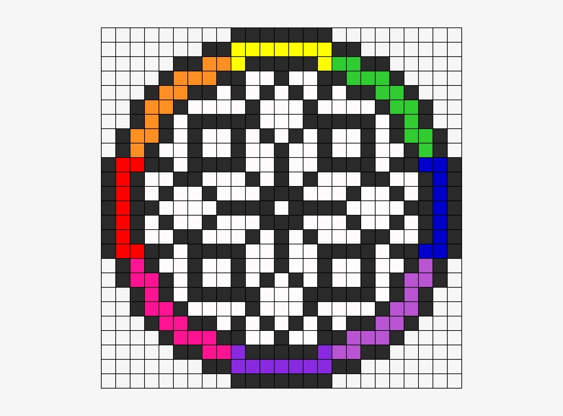 Improved Dream Catcher Perler Perler Bead Pattern / - Dream Catcher Hama Beads, transparent png download