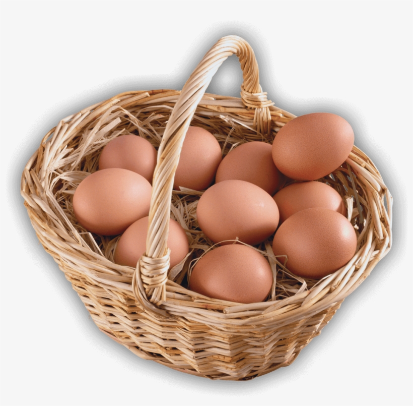 Eggs At All Times - Basket Of Eggs, transparent png download
