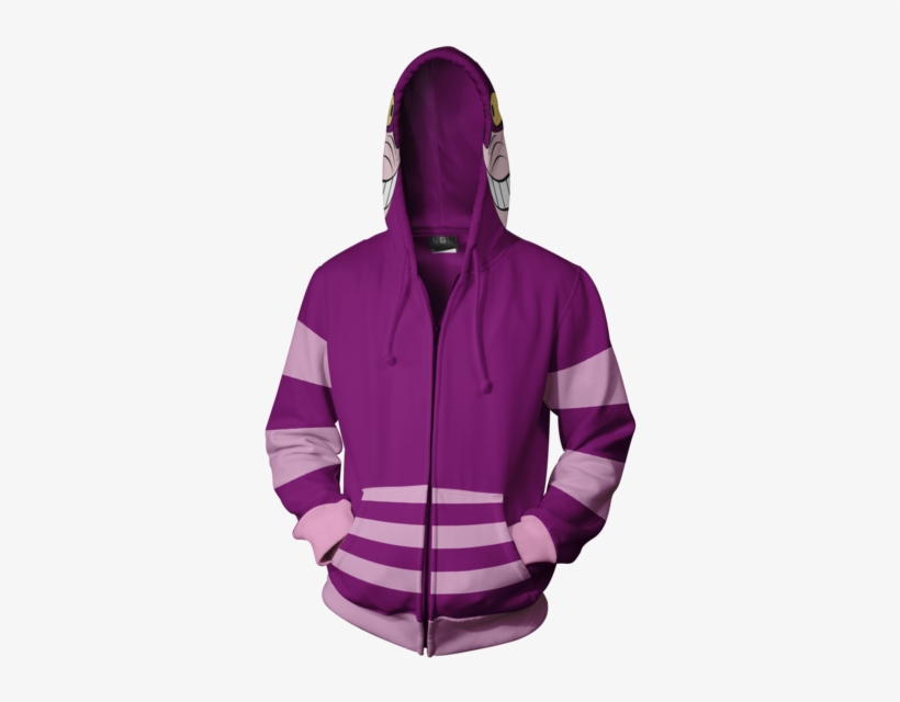Cheshire Cat Costume Zip Hoodie - Hoodie, transparent png download