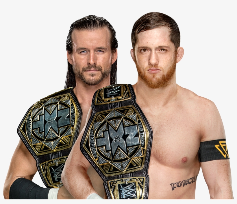 Here's Adam Cole, Stealing Bobby Fish's Arm Because - Wwe Adam Cole Nxt Tag Team Champion, transparent png download