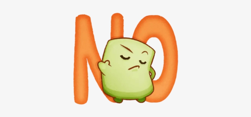 No Marshmallow Nope - Marshmallow, transparent png download