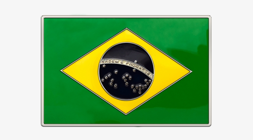 Brazil Flag Buckle - Brazil Flag Transparent, transparent png download