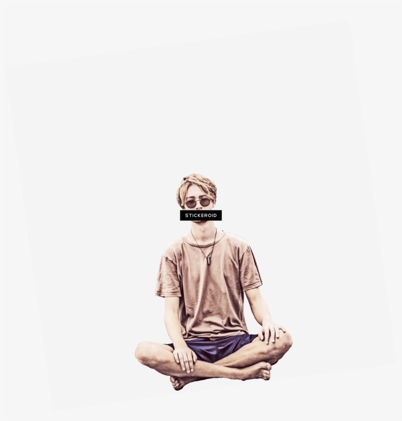 Man Sitting Meditation - Sitting, transparent png download