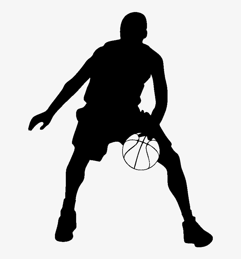 Sticker Basketteur Avec Un Ballon Ambiance Sticker - Village Wrought Iron Small Basketball Player Wall Hook,, transparent png download