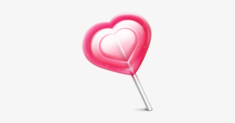 Lollipop - Valentine's Day Candy Png, transparent png download