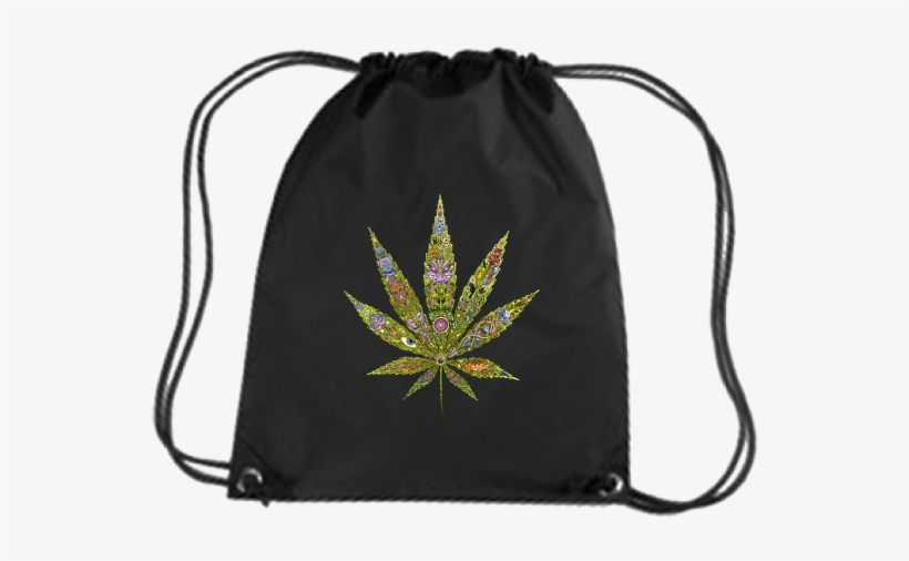 With Cannabis Totem - Backpack Budget Gymsac Tr0093 May The Force, transparent png download
