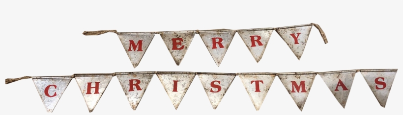 Tin Merry Christmas Garland - Christmas Day, transparent png download