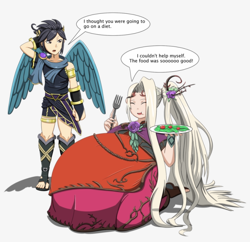I Thought You Were Going To Go On A Diet - Pit X Palutena Pregnant, transparent png download