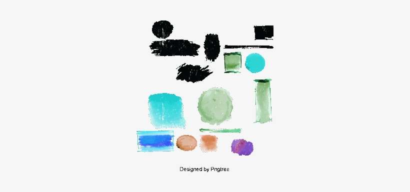 Fashion Watercolor Painting Brushes Vector Material, - Paintbrush, transparent png download