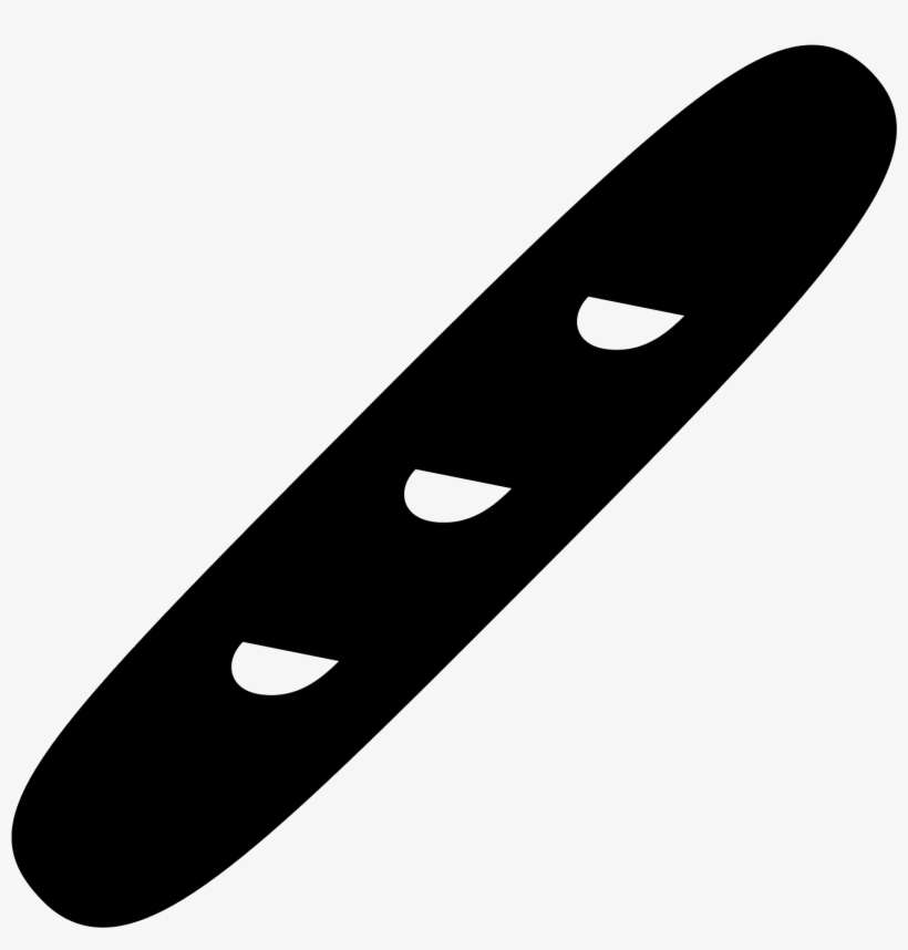 Baguette Filled Icon - Skateboarding, transparent png download