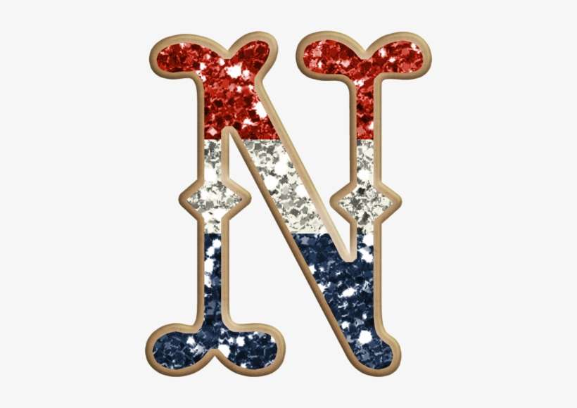 N Shabbymissjenndeshfigns - Glitter Alphabets, transparent png download