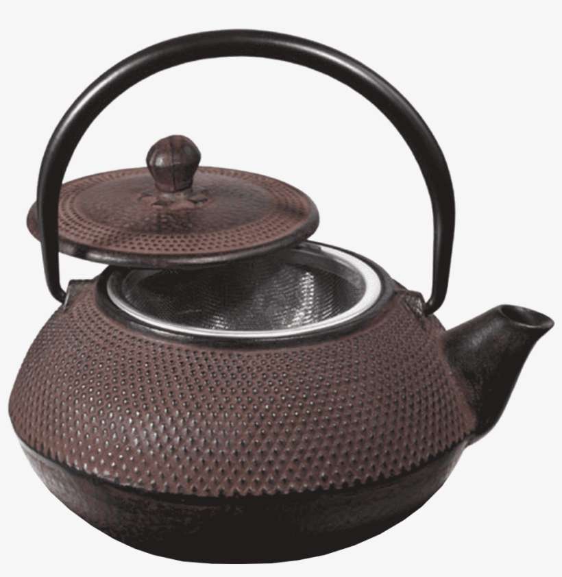 Brown Cast Iron Tetsubin Japanese Teapot 70cl - Japanese Tea Kettle Png, transparent png download