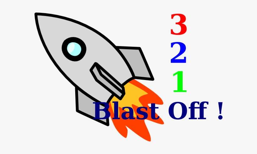 Jpg Transparent Stock Blast Off Clip - Rocket Clip Art, transparent png download