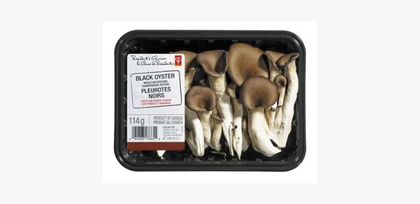 Pc Black Oyster Whole Mushrooms - Mushroom, transparent png download