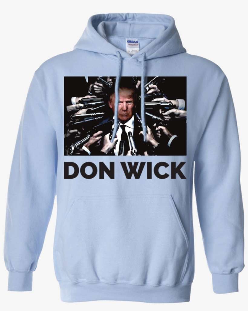 Donald "don John Wick" Trump Pullover Hoodie - We Talkin' Bout Practice T-shirt, transparent png download