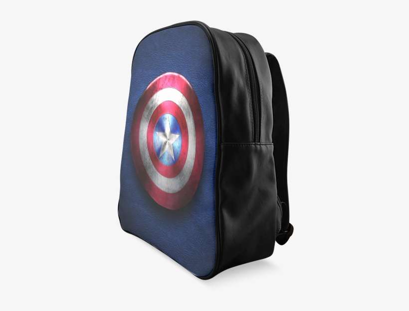 Psylocke Leather School Backpack With Captain America's - Backpack, transparent png download