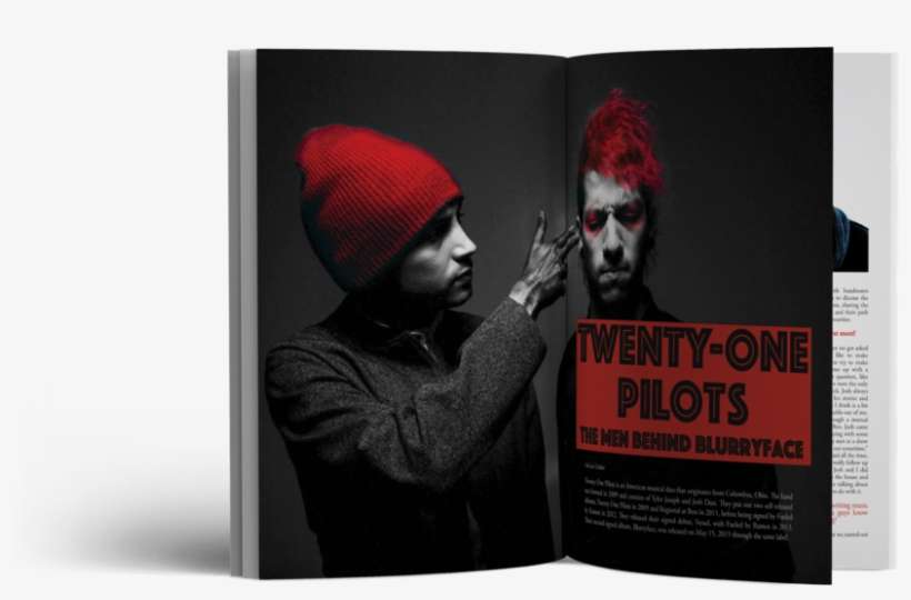 Top Twenty One Pilots Spread Mockup - Twenty One Pilots, transparent png download