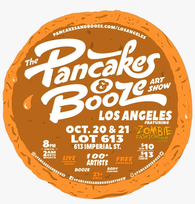 Pancake - Dallas Pancakes And Booze Art Show, transparent png download