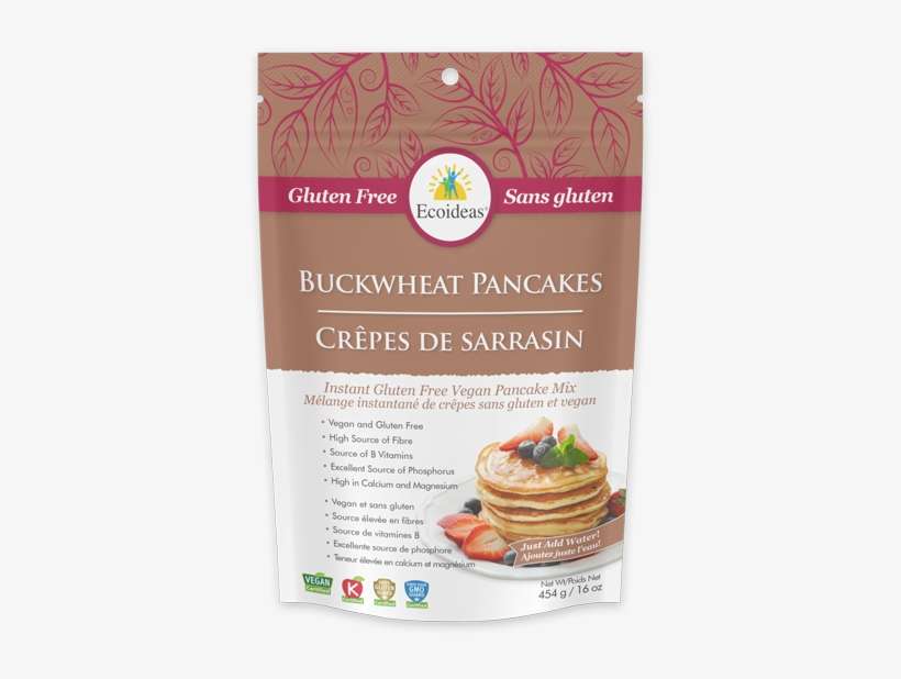 Ecoideas Buckwheat Pancake Mix Is An Easy Way To Prepare - Ecoideas Buckwheat Pancake Mix 500g, transparent png download