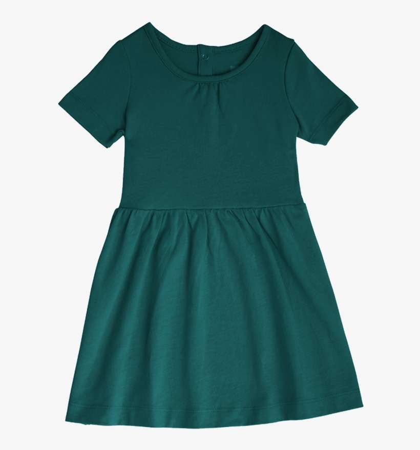 The Short Sleeve Dress Spruce P - Dress, transparent png download