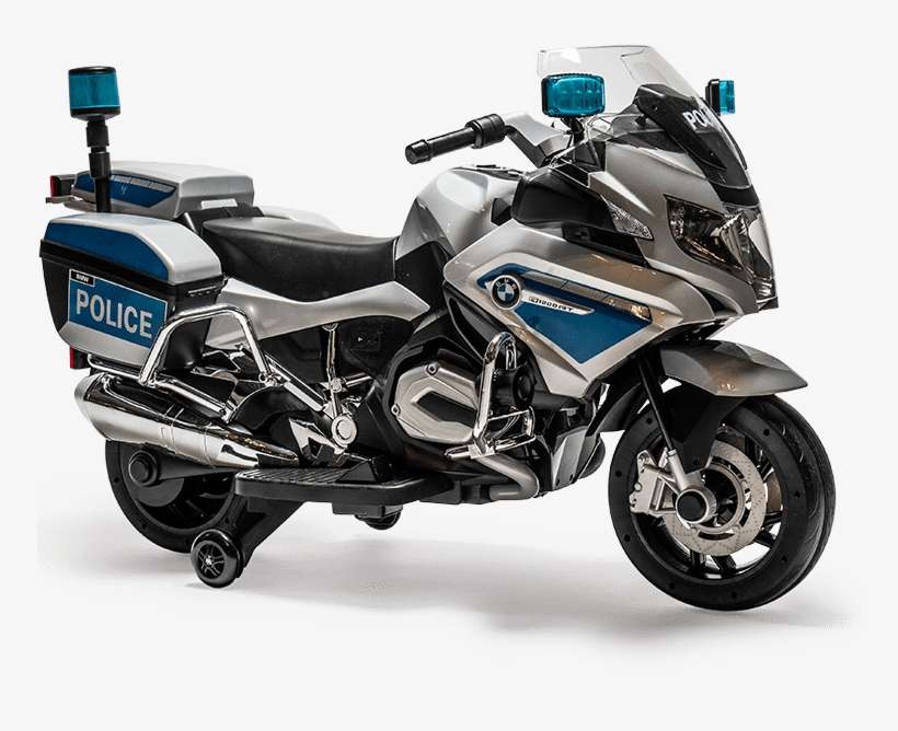 Rosso Motors Police Bike For Kids With Head Lights - Cruiser, transparent png download