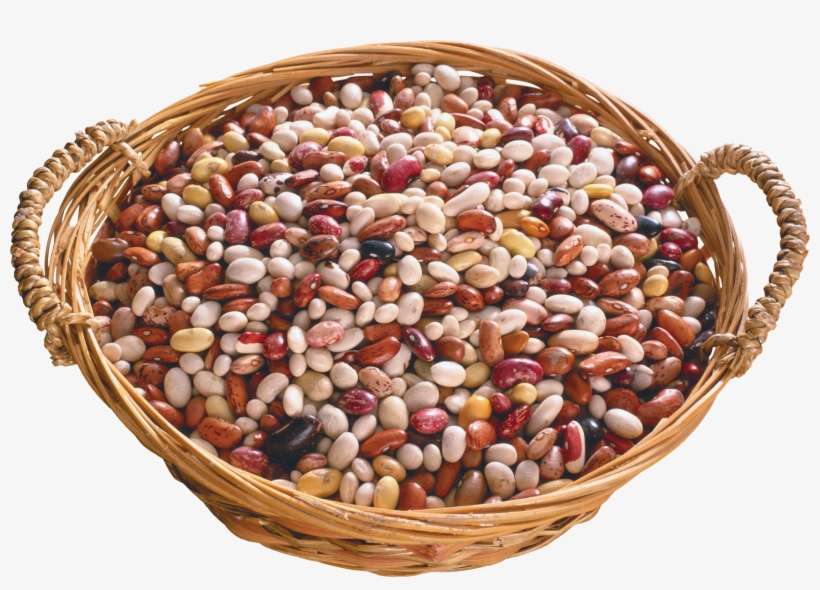 Beans In Basket - Bean, transparent png download