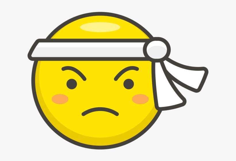 Determination Rmoji Download Determined Face Emoji - Determined Emoticon | Transparent PNG ...